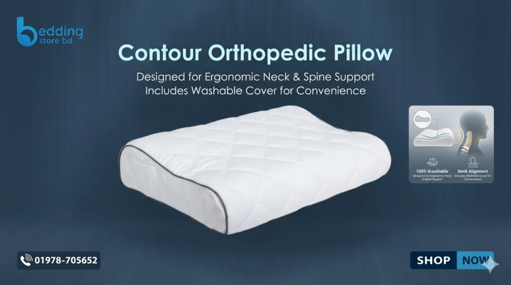 Contour Memory Pillow for Neck Pain Relief