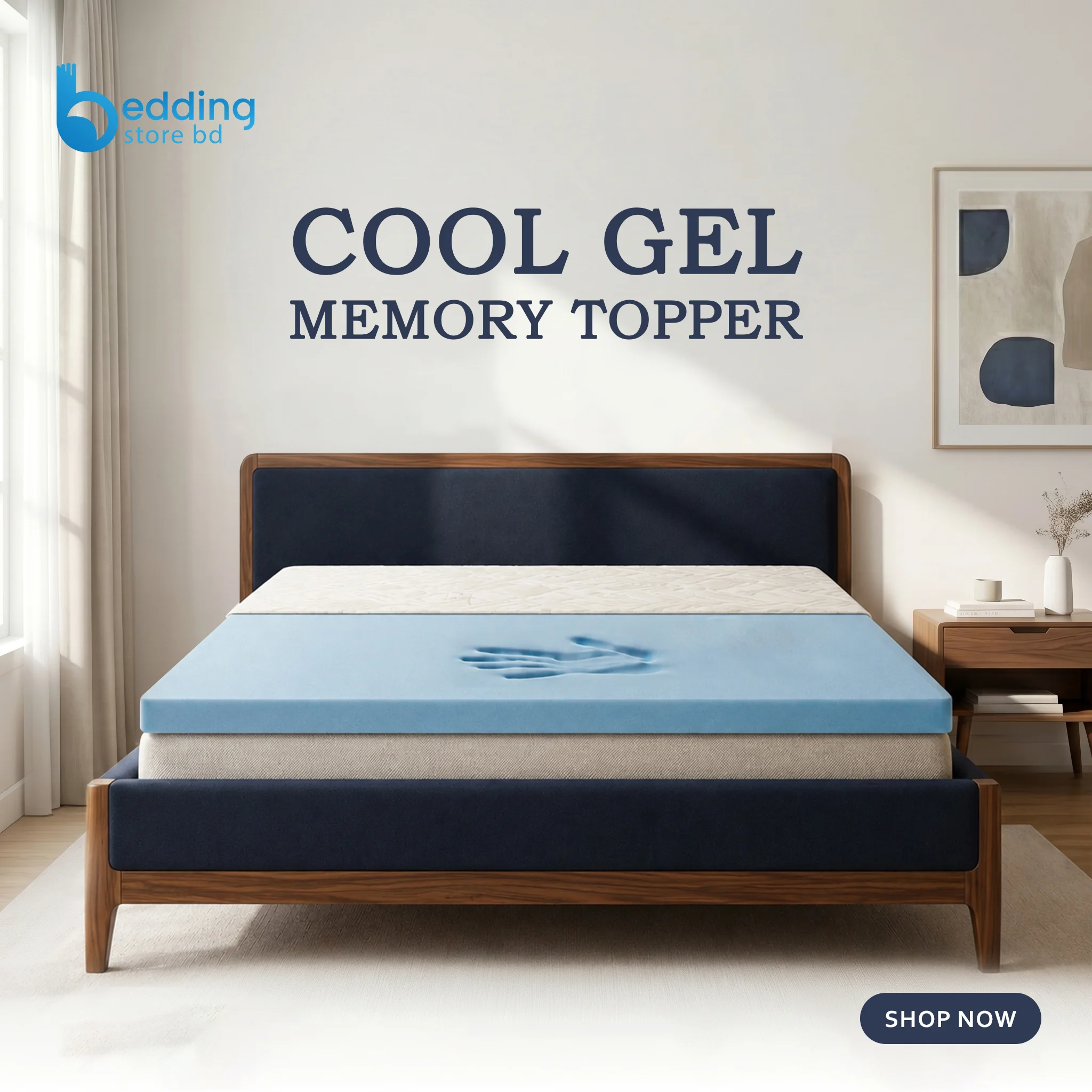 Cool Gel Memory Topper | Cooling Support & Pressure Relief