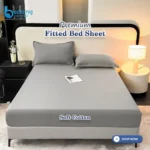 Premium Soft Cotton Fitted Bed Sheet | Pure Comfort