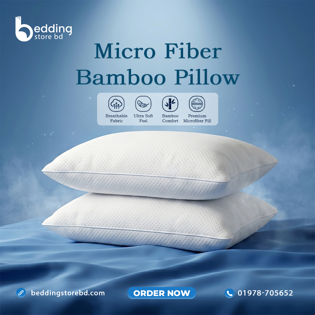 Bamboo Micro Pillow | Cooling Comfort