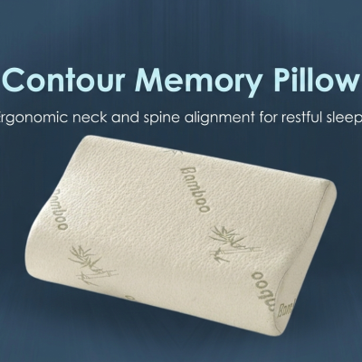 Contour Memory Pillow for Neck Pain Relief