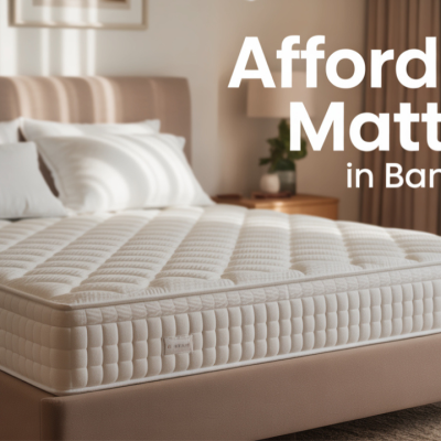 A person enjoying a restful sleep on an affordable, medium-firm mattress, highlighting its comfort and value.